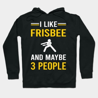 3 People Frisbee Hoodie